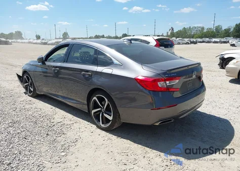 2019 Honda Accord Sport 2.0T from USA, damaged, VIN 1HGCV2F37KA010549